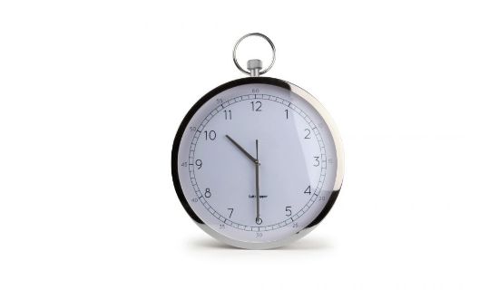 S&P stenska ura Stopwatch Style ZONE 38 cm - srebrna