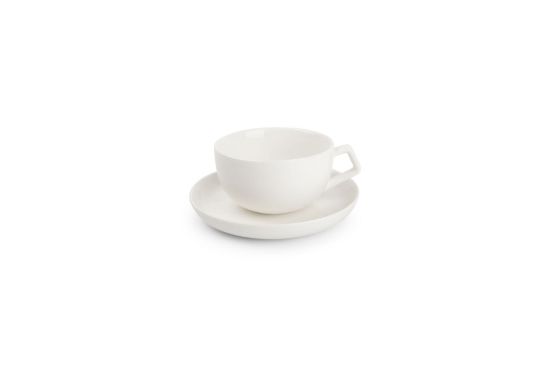 SP Collection skodelica s krožnikom Studio White – 4 kos
