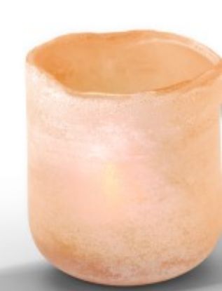 Philippi svečnik za čajne svečke FLUFF - rožnata