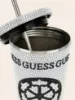 GUESS potovalni lonček Peony - srebrn