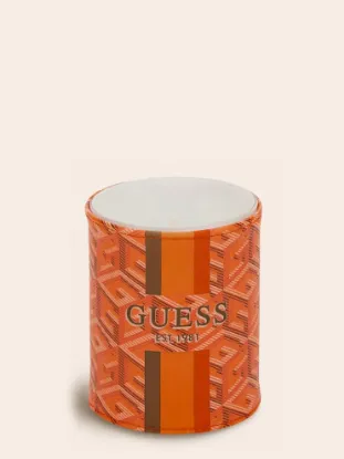 GUESS dišeča sveča G Cube S - oranžna