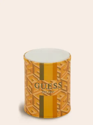 GUESS dišeča sveča G Cube S - rumena
