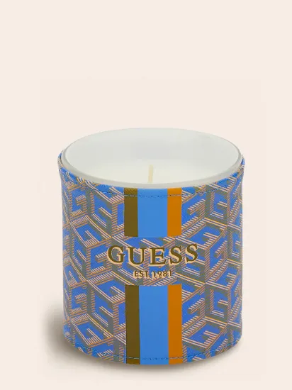 GUESS dišeča sveča G Cube L - modra