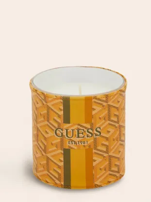 GUESS dišeča sveča G Cube L - rumena