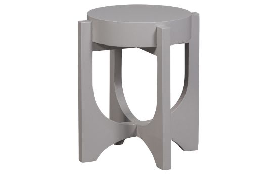 VTWONEN klubska/stranska mizica Hold Up siva 41x35cm