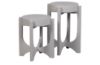 VTWONEN klubska/stranska mizica Hold up siva 51x35 cm