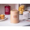 Altom Design okrogla posoda za shranjevanje Happy Home - bež (okrogla)