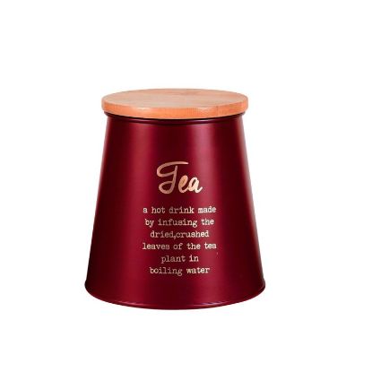Altom Design posoda za shranjevanje čaja TEA - rdeča