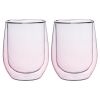 Altom Design set 2 kozarcev Andrea 300 ml - roza