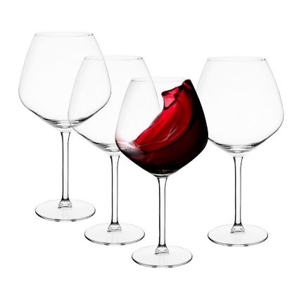 Altom Design set 4 kozarcev za rdeče vino RUBIN XXL 0,75 l    ​