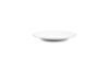 BonBistro globok krožnik s črnim robom  Basic White - 23x4 cm