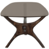 BePureHome klubska mizica FLASH - oreh
