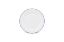 BonBistro set 6 krožnikov z modrim robom 27 cm  Basic White 