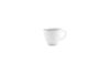 BonBistro set 6 skodelic s krožnikom s črnim robom Basic White