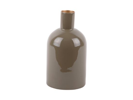 Present Time vaza IVY Bottle Straight - zelena