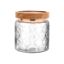 ESTIA steklena posoda za shranjevanje  ALLURE EMBOSSED - 500ml