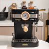 ESTIA aparat za espresso OAK 1.2l-črn-06-18986