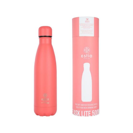 ESTIA izolirana potovalna steklenička LITE 500ml - FUSION CORAL-01-17996