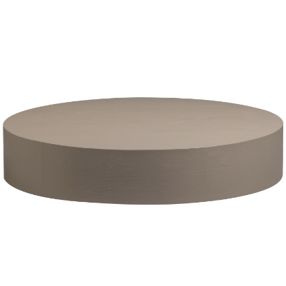 vtwonen klubska mizica SHIELD greige Ø 100 cm x 20 cm
