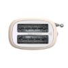 ESTIA retro 2 rezinski toaster-opekač kruha Epoque- krem 06-12151
