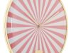 Karlsson stenska ura Candy Swirl - framingo roza in bela